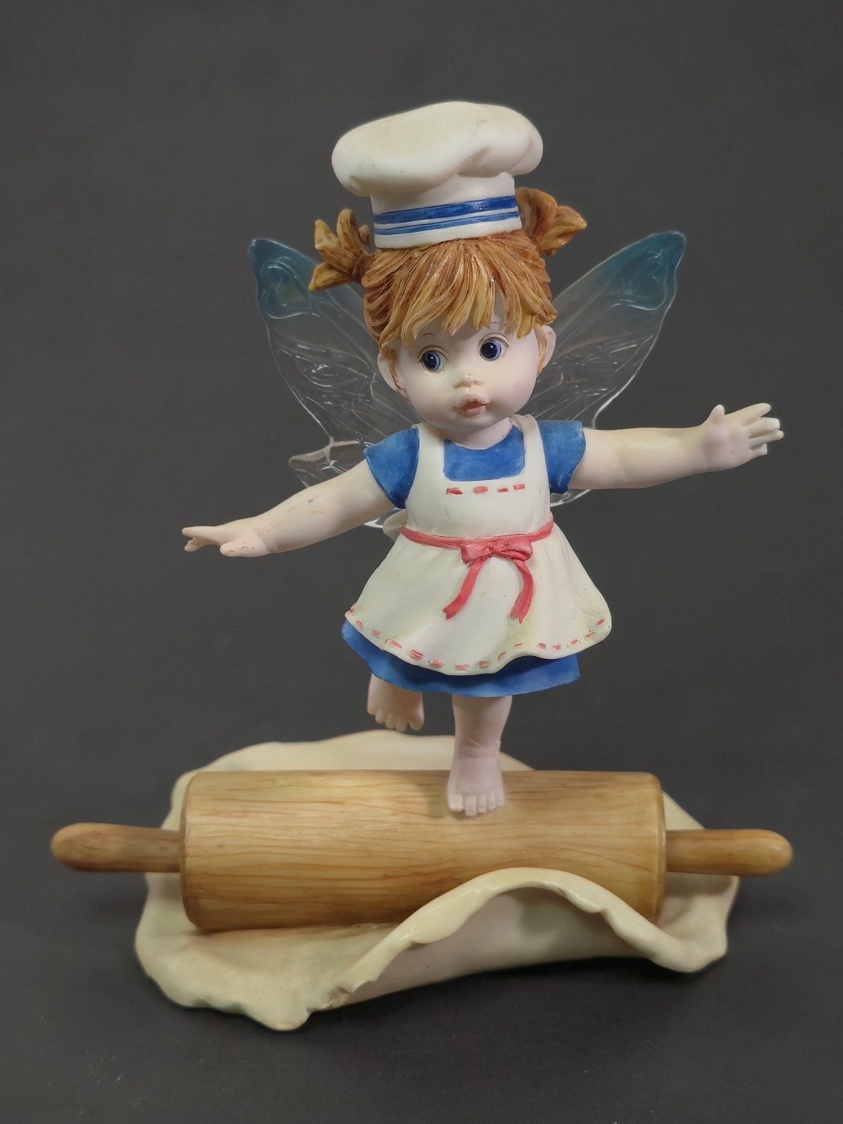 Little Kitchen Fairies Champion Dough Rolling Fairie Figure 2006 *Leg Damaged*