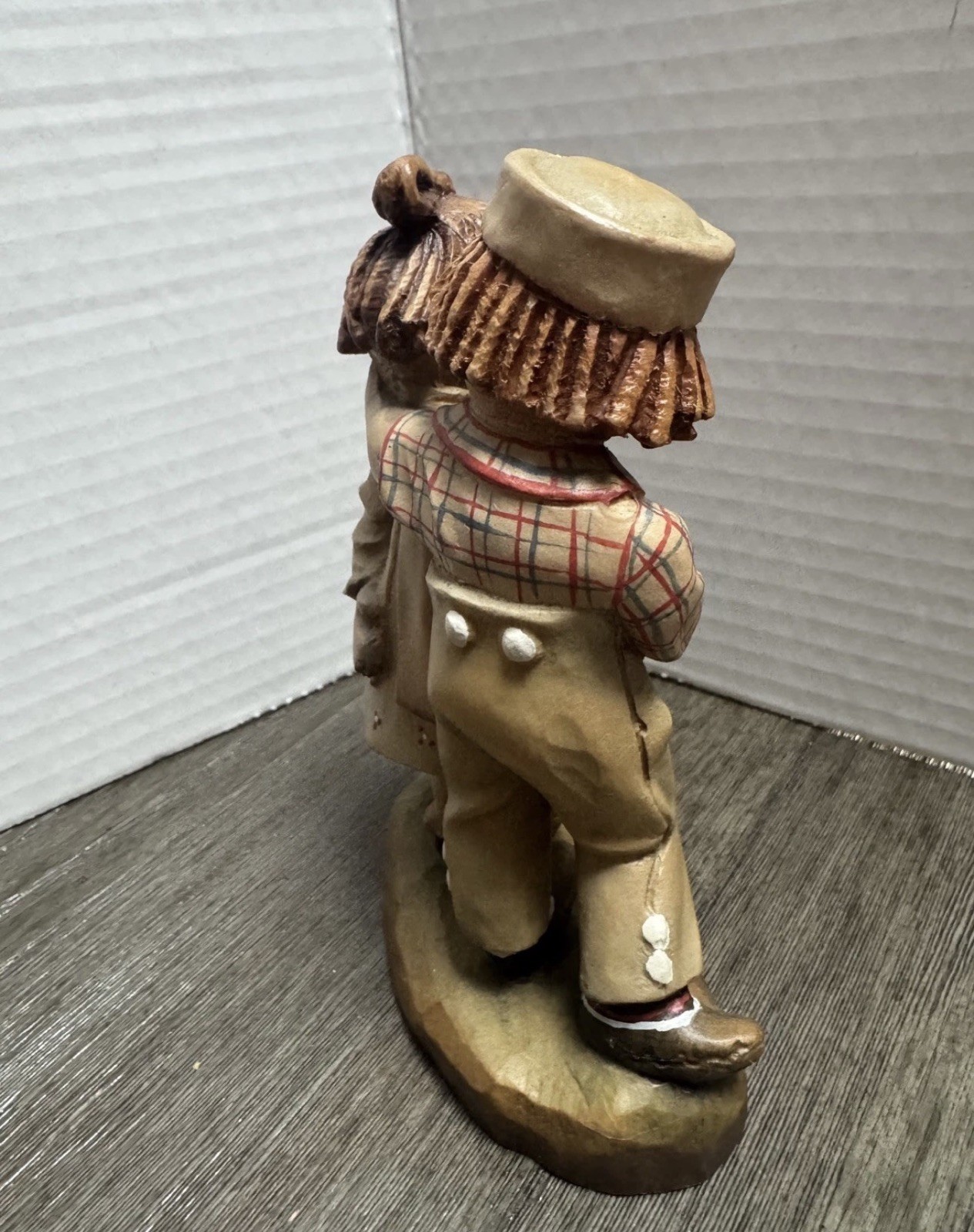 Anri Italy Raggedy Ann & Andy Wood Carved Figurine Bobbs Merrill