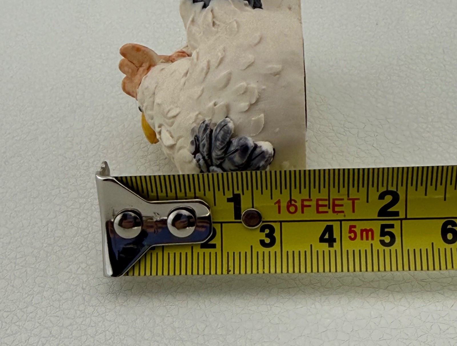 Vtg Chickens Farm Animals Artefice Ottanta Italy Miniature Resin Figurine 2.25″
