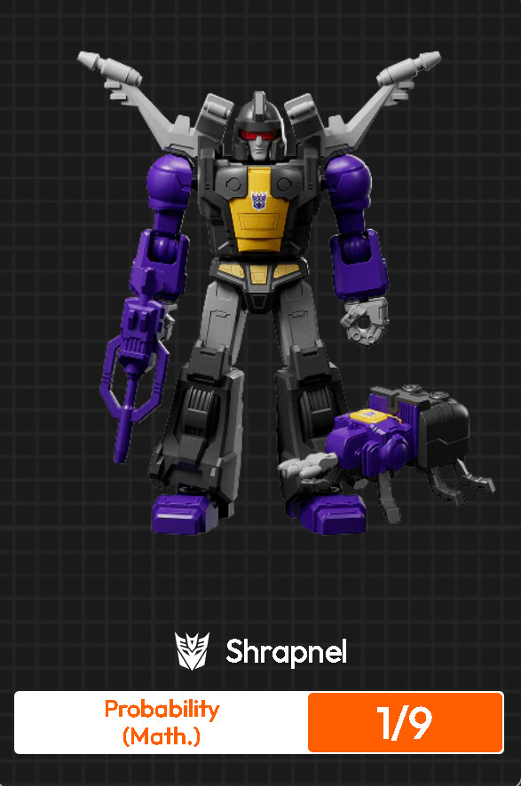 Blokees Transformers Galaxy Version 08 Mini Model Kit Shrapnel 1/9