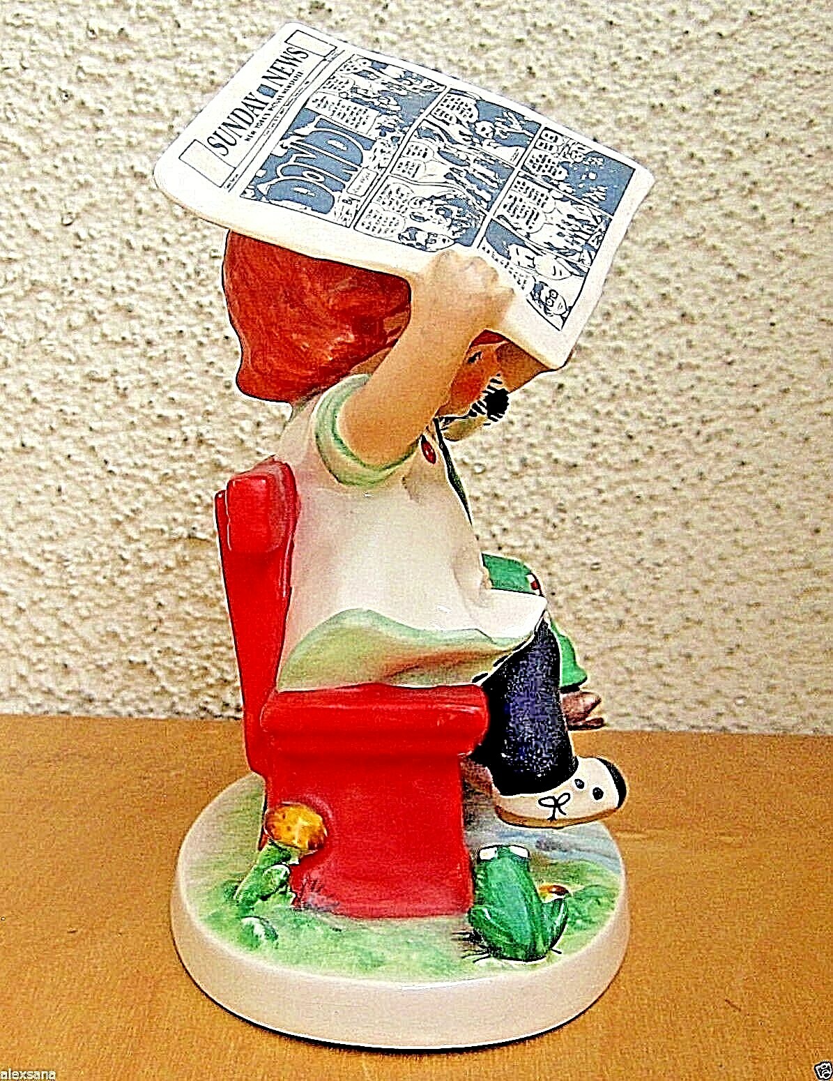 Goebel Figurine CHARLOT BYJ 51 LET IT RAIN TMK 4 REDHEAD EXCELLENT Germany M118