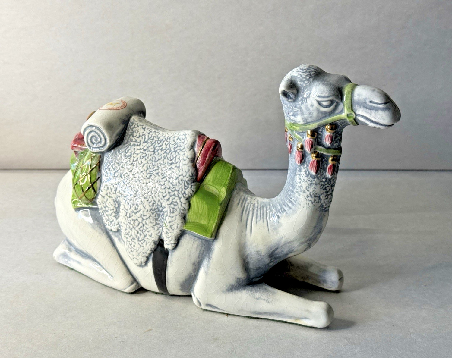 Vintage Shriners Canada Ceramic Camel Figurine Masonic Elizabethan Arts 1975