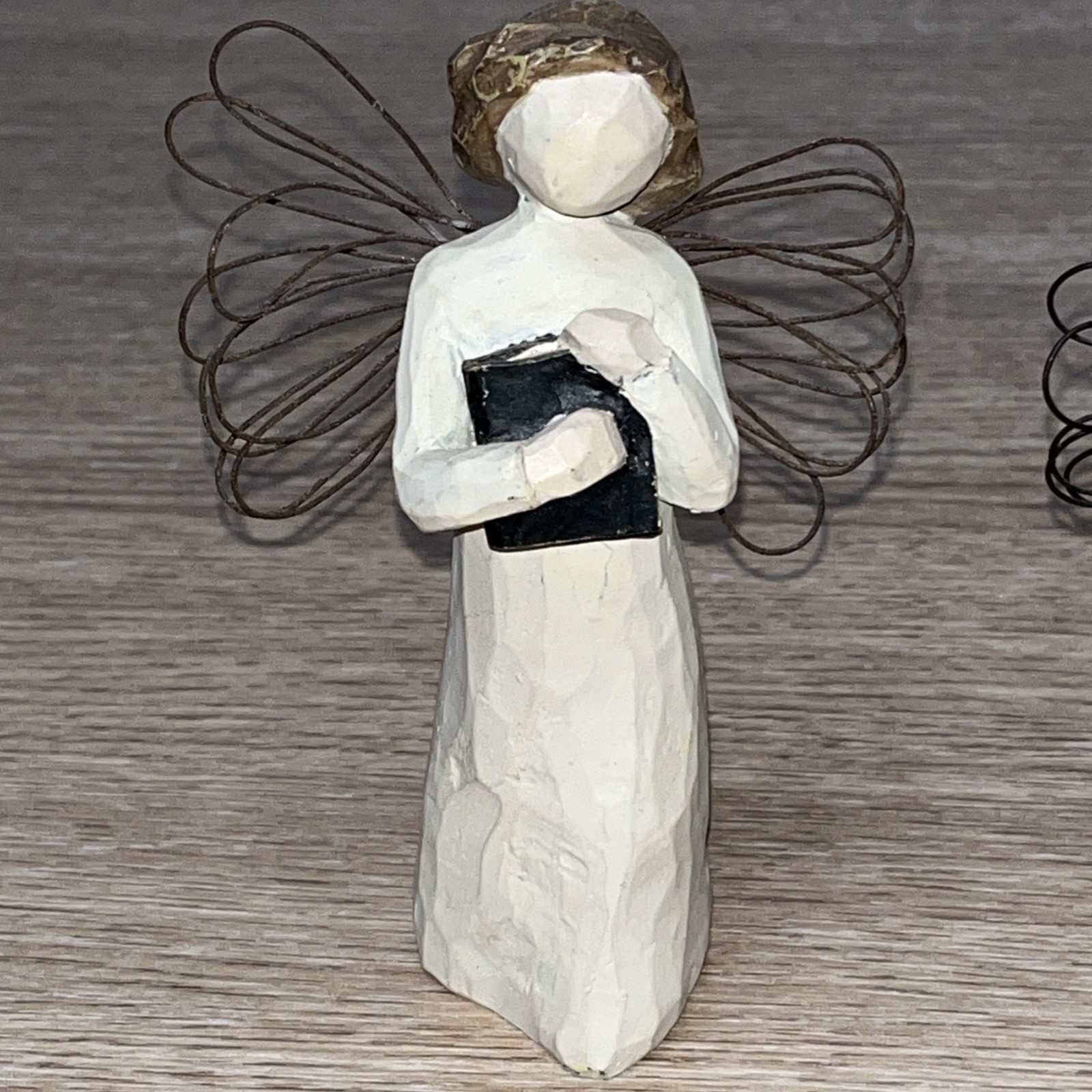 Willow Tree Angels Set Of 2 Angel of Learning & Angel Of Freedom Lot Of 2
