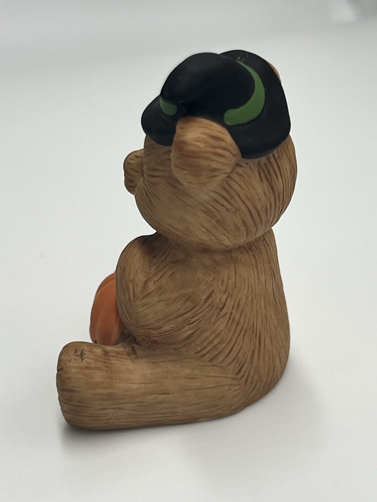 HomCo #1413 Halloween Pumpkin Witches Hat Bear Vntg 1984