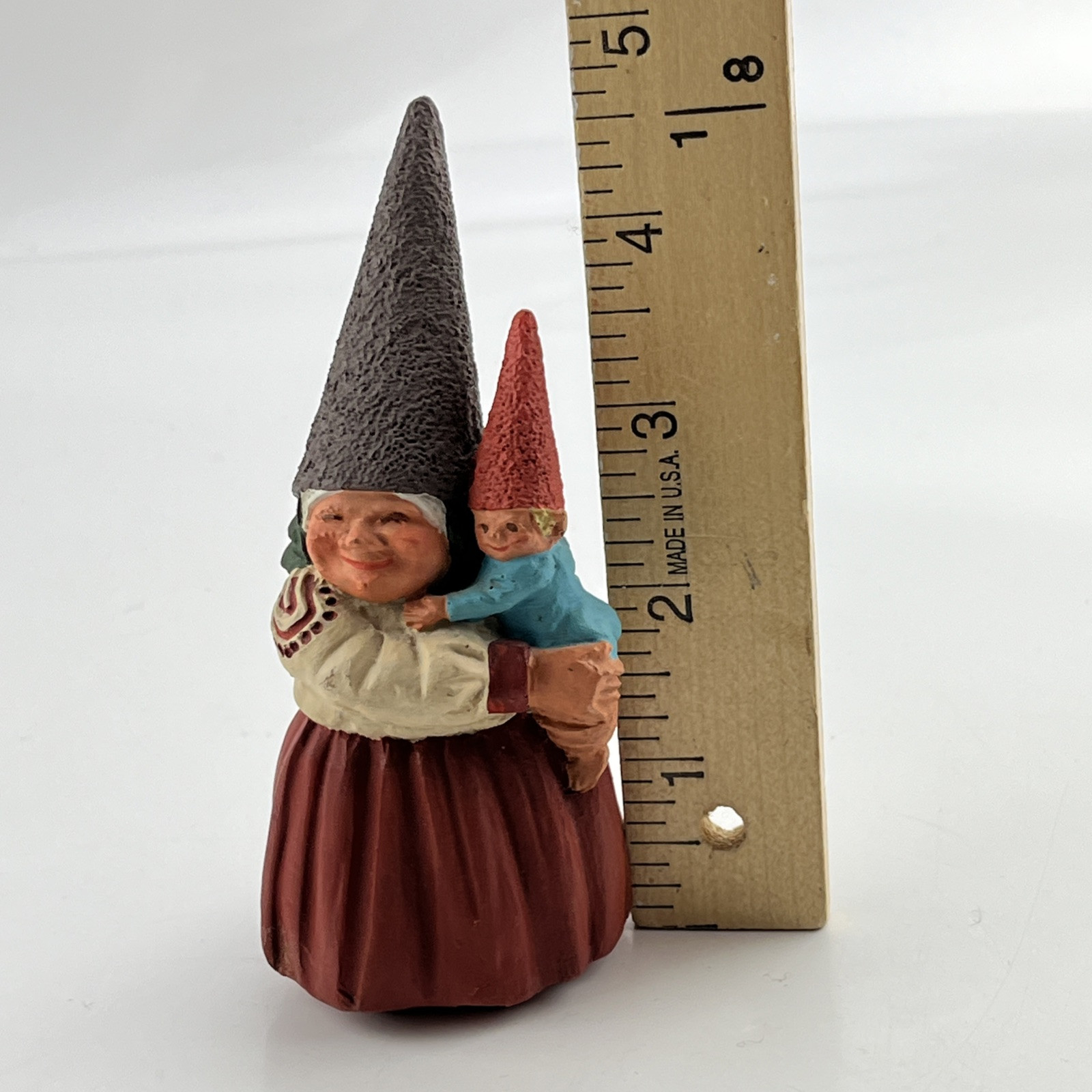 Hannah and Josh Vintage 1988 Artina Gnome Poortvliet Figurine Baby Mini