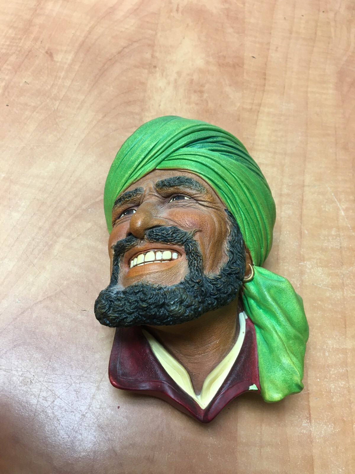 Bossons PUNJABI Chalkware Head England