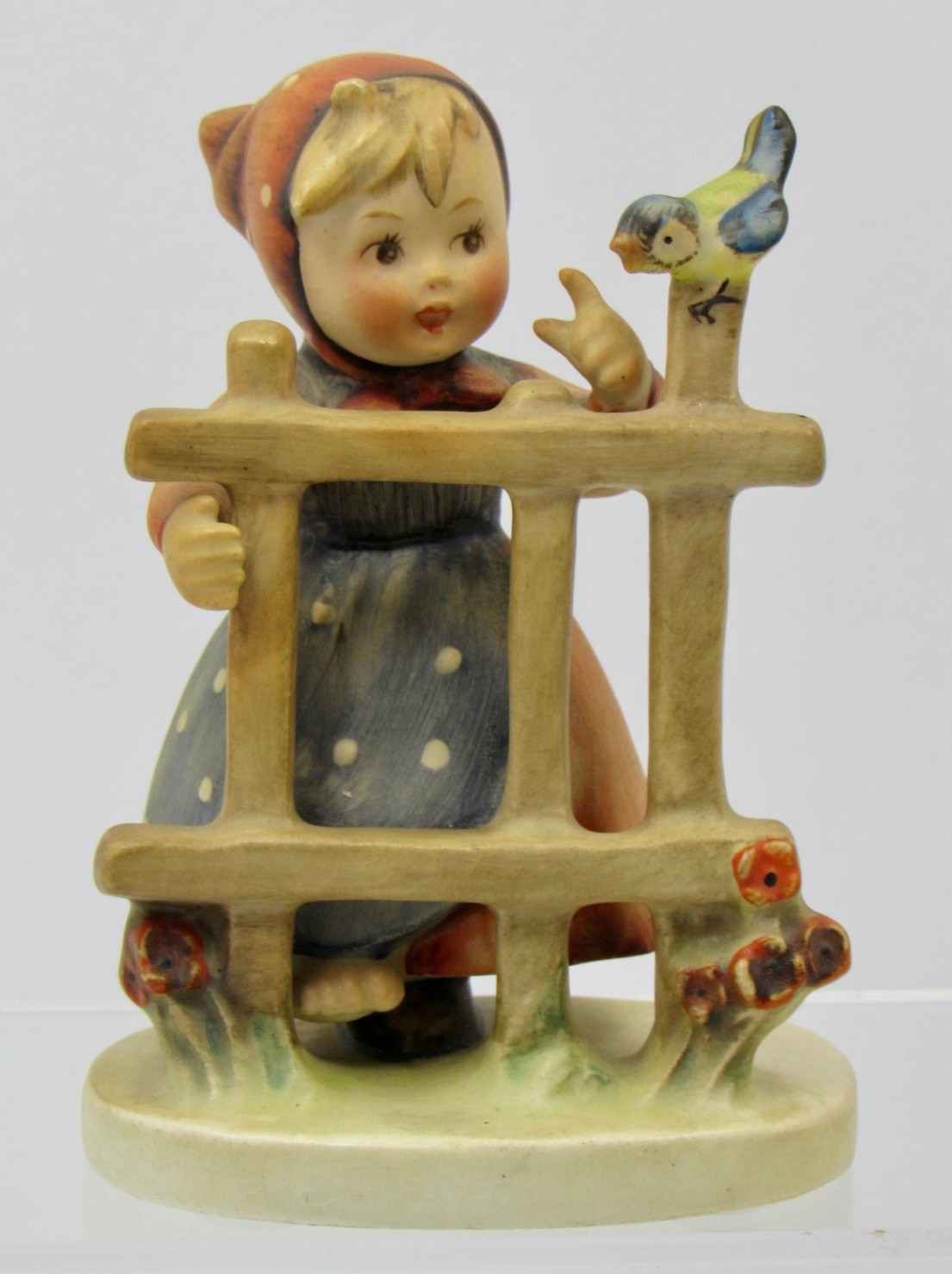 Goebel Hummel Signs Of Spring 1948 German Porcelain Figurine TMK-2 #203 2/0 Vtg
