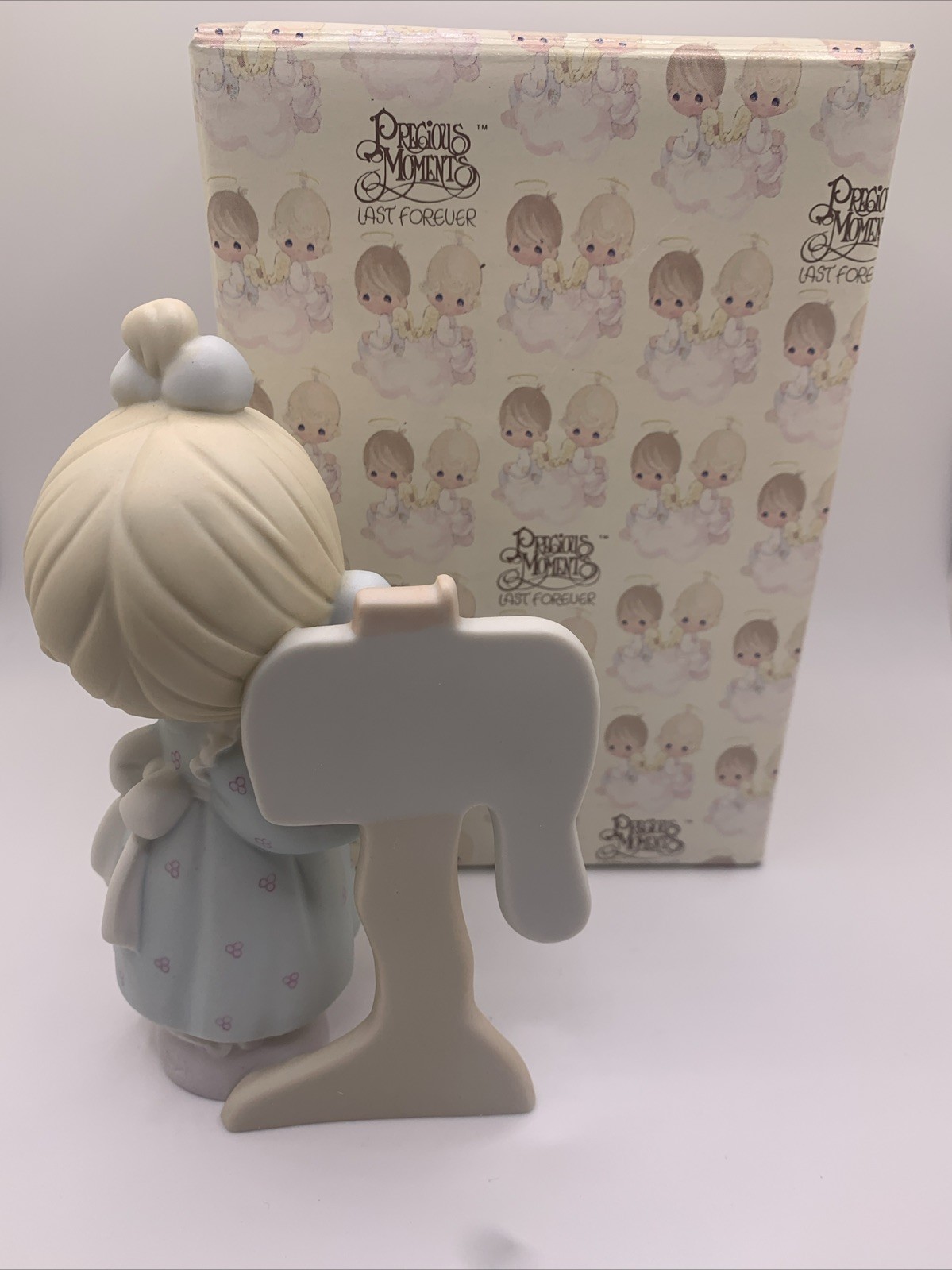 Precious Moments #C0011 – Sharing the Good News Together – Girl at Mailbox