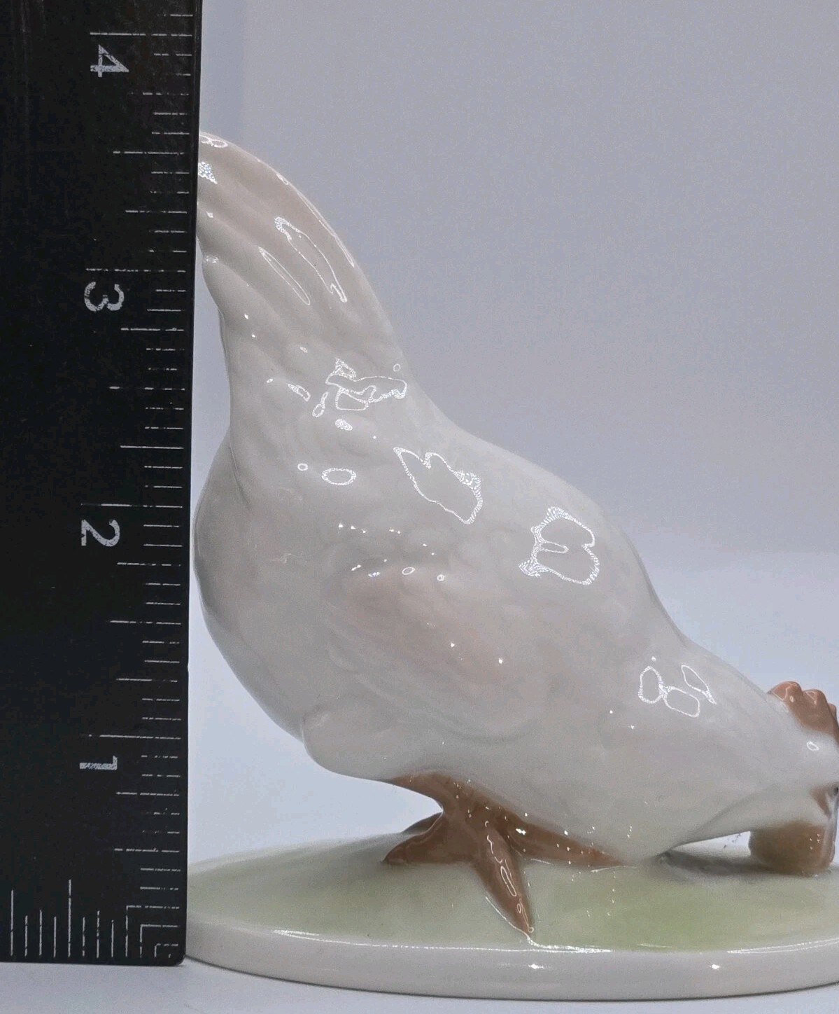 1924 Rosenthal Selb Bavaria • M.938 • Rare Hen Chicken Pecking Figurine 4″L •EUC