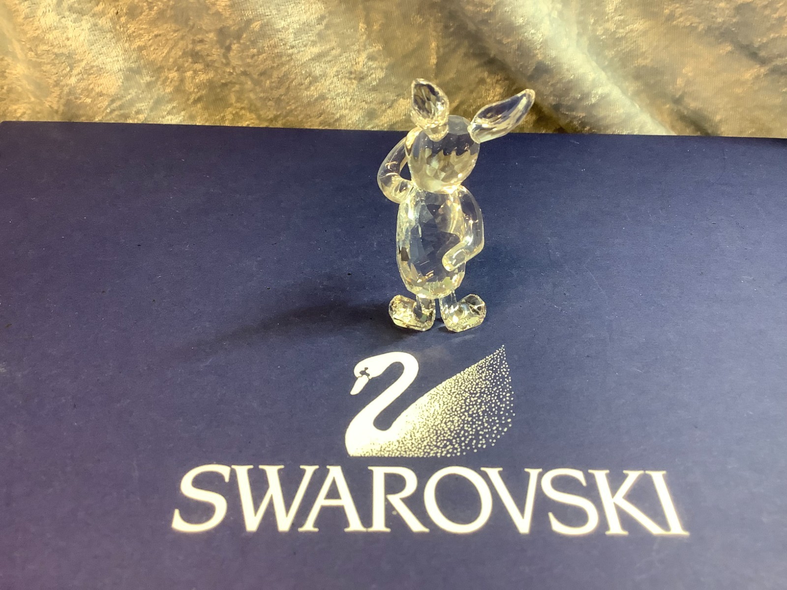Swarovski Disney Set: Winnie the Pooh, Eeyore, Piglet, Tigger, & Plaque. MIB+COA