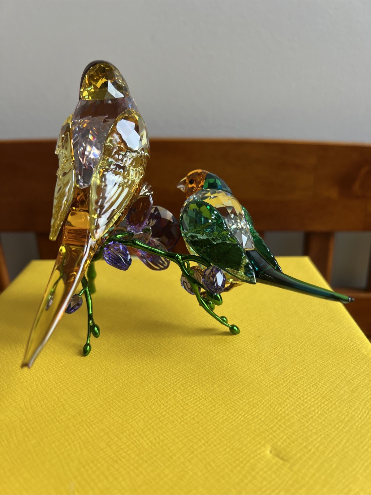 Swarovski 2024 Idyllia Gouldian Finches 5670031 Brand new in box.