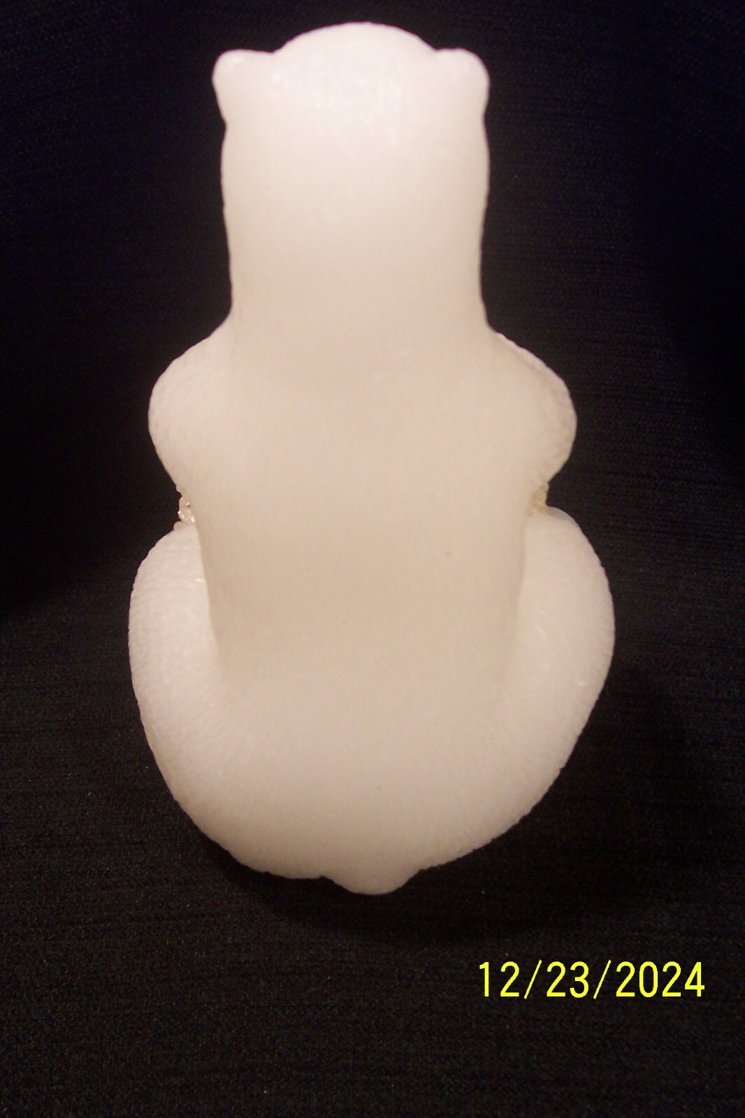 Martha Stewart Flameless, Sitting Polar Bear Figure. Pillar Candle VGC Read