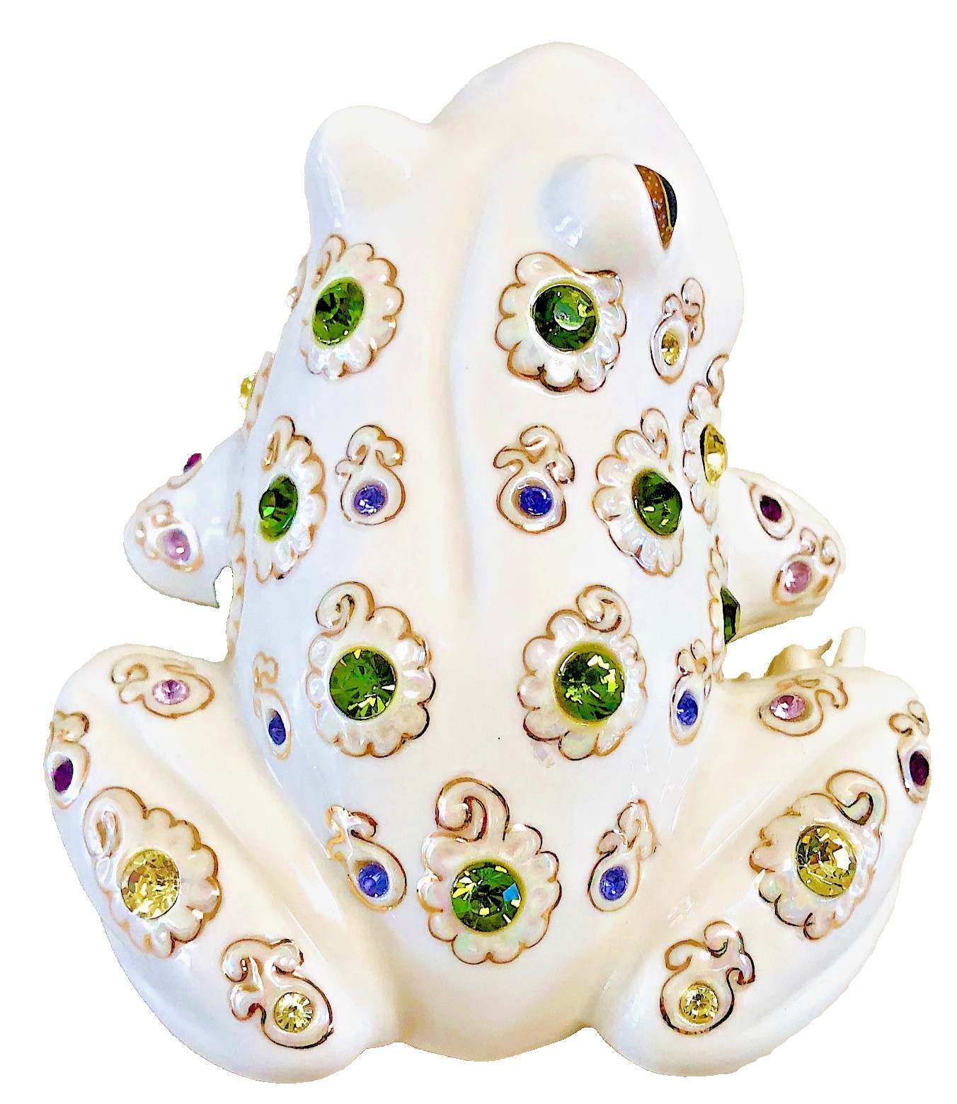 Lenox The Prince of Jewels Fine Ivory China Woodland Jewels Frog Sculpture NIB