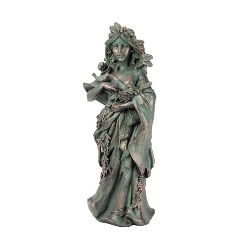 Mother Nature Maiden of the Forest Statue – Full Color Garden Decor, Outdoor Art