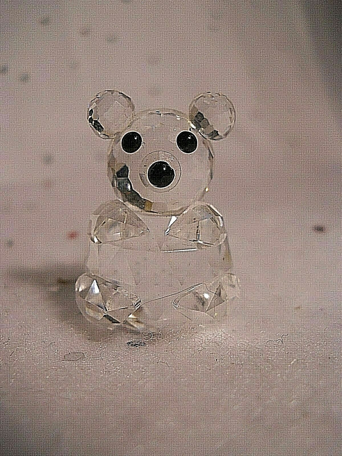 Swarovski® signed SC crystal 1.25″ Mini Bear Figurine Max Schreck 7670 NR 32