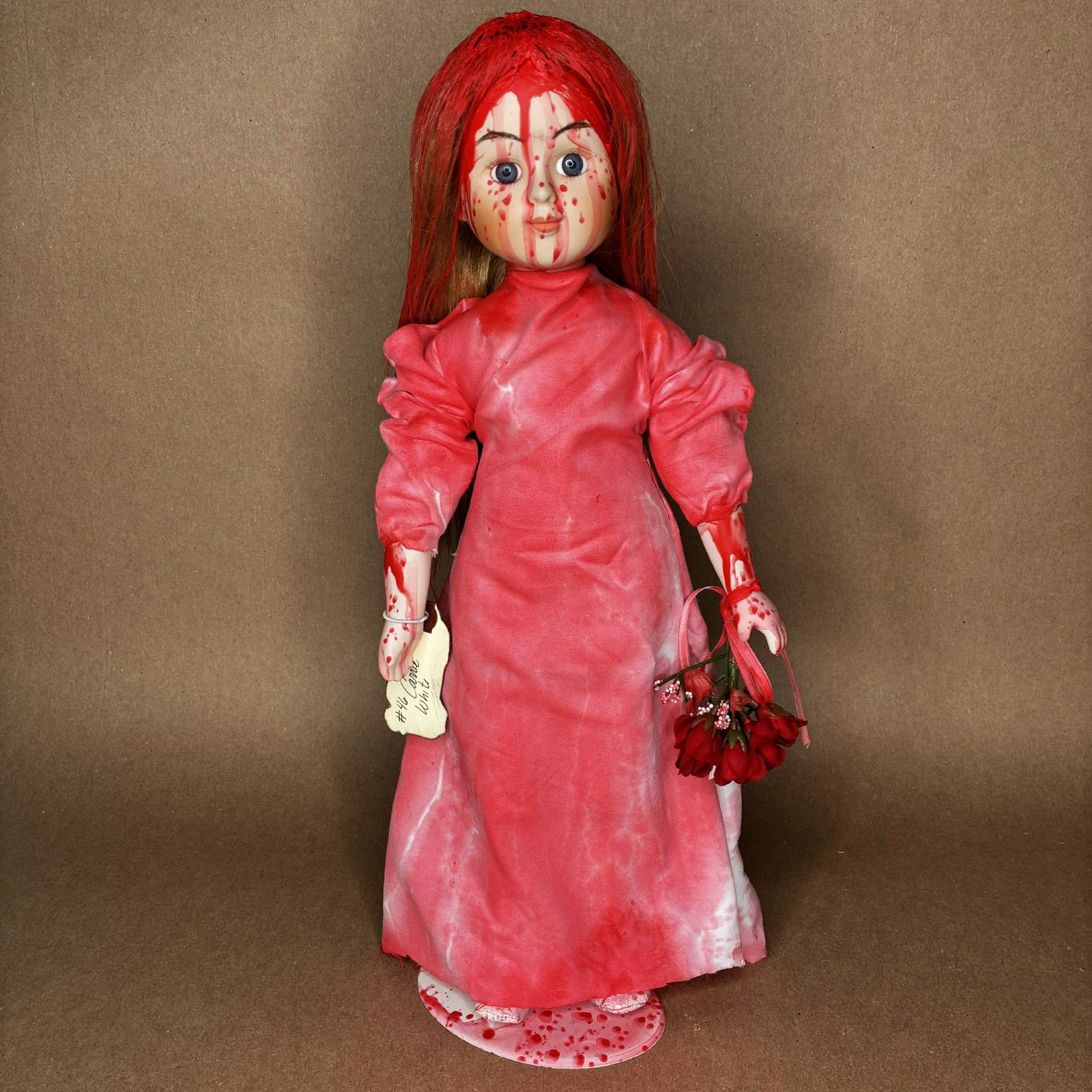 Carrie White Stephen King Horror Movie Doll Erika’s Emporium OOAK #46 16″ inches