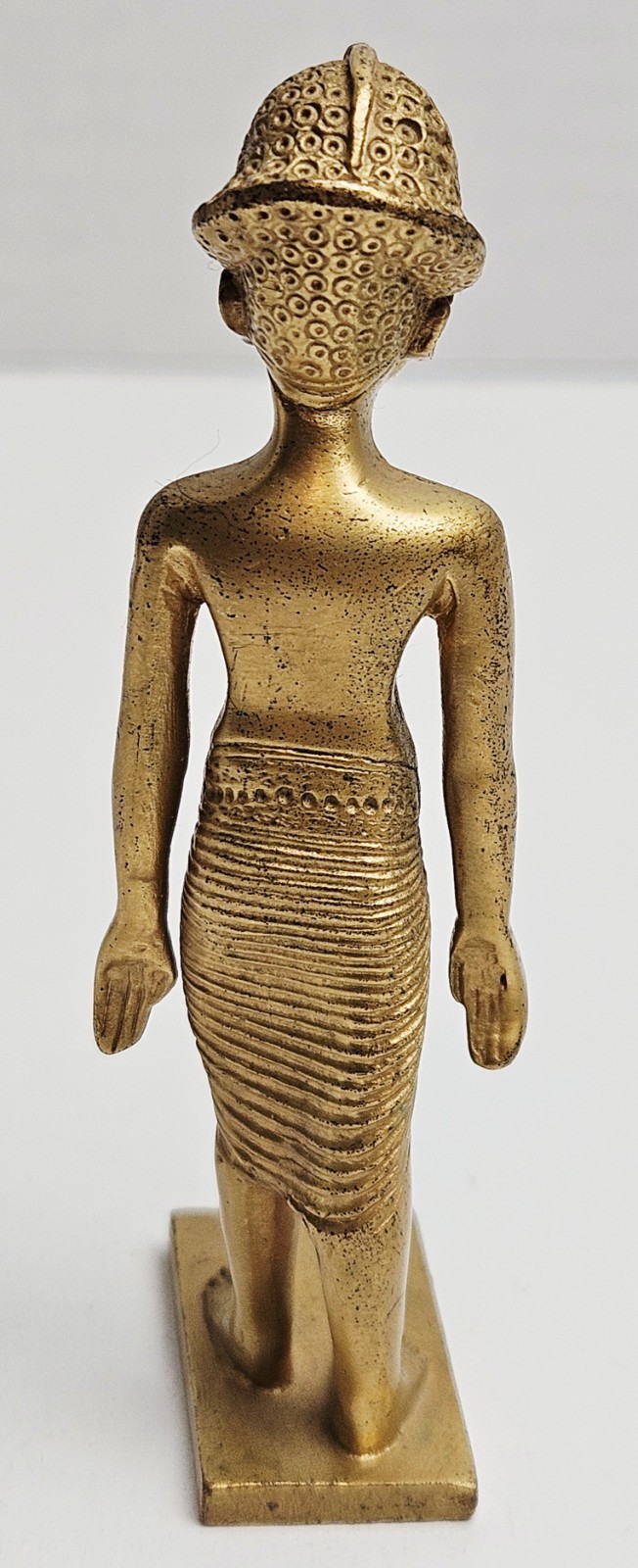 1976 Metropolitan Museum of Art MMA Boy King Tut Egyptian Pharaoh Figurine 3.5″