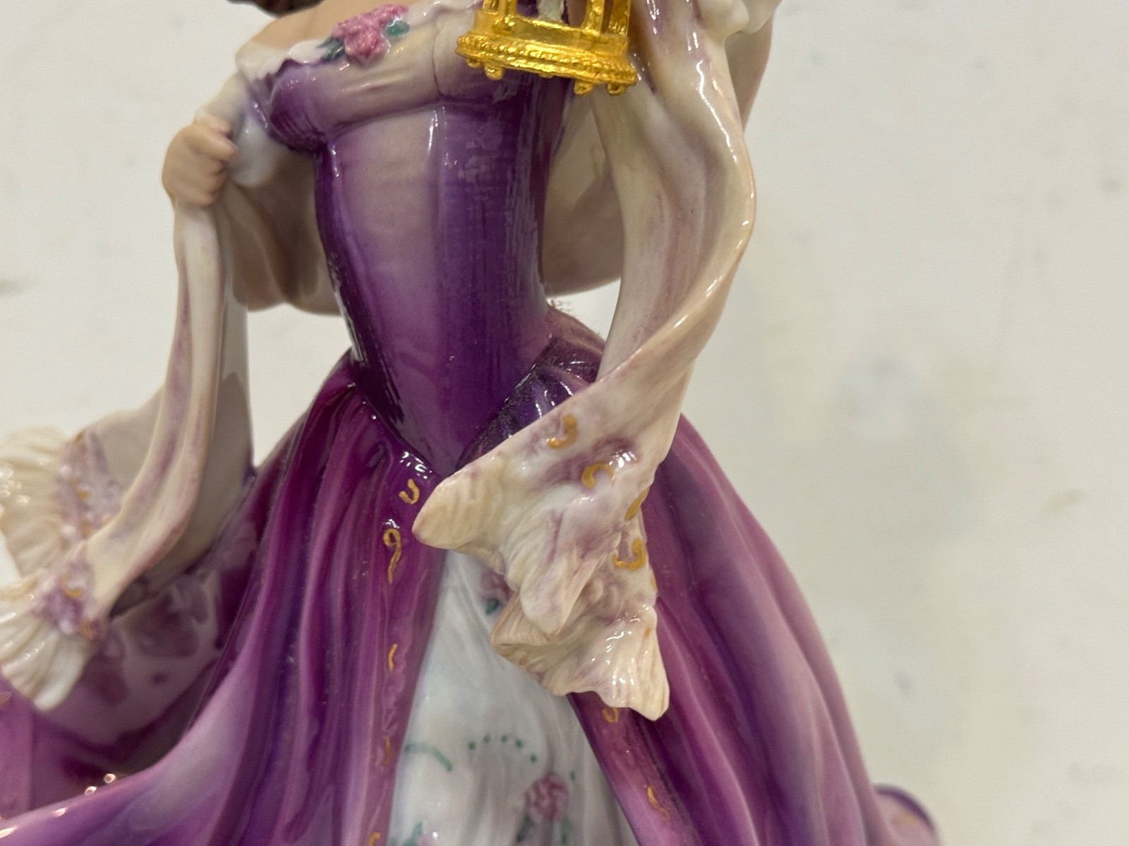 Franklin Mint Emily Bronte’s Catherine From Wuthering Heights Porcelain Figurine