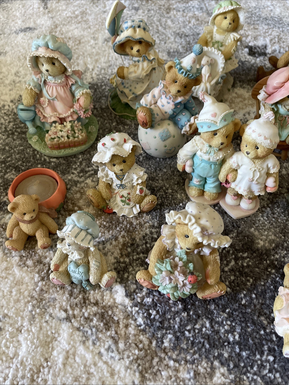 Enesco Cherished Teddies Lot of 18 Figurines 90s MIXED LOT