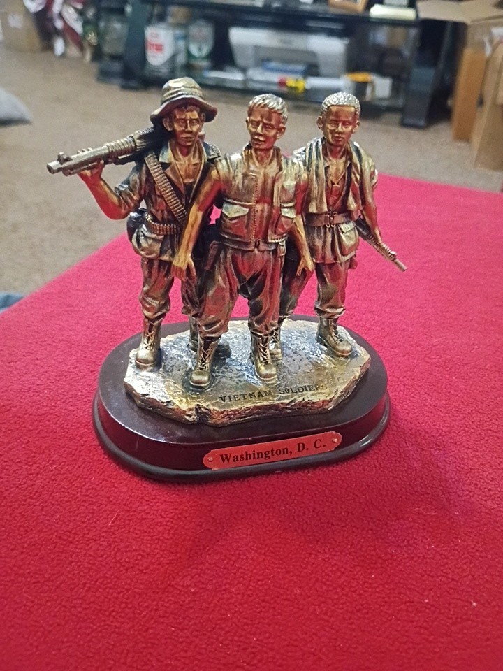 Vietnam Soldiers Figurine Vintage Vietnam War Washington D.C.