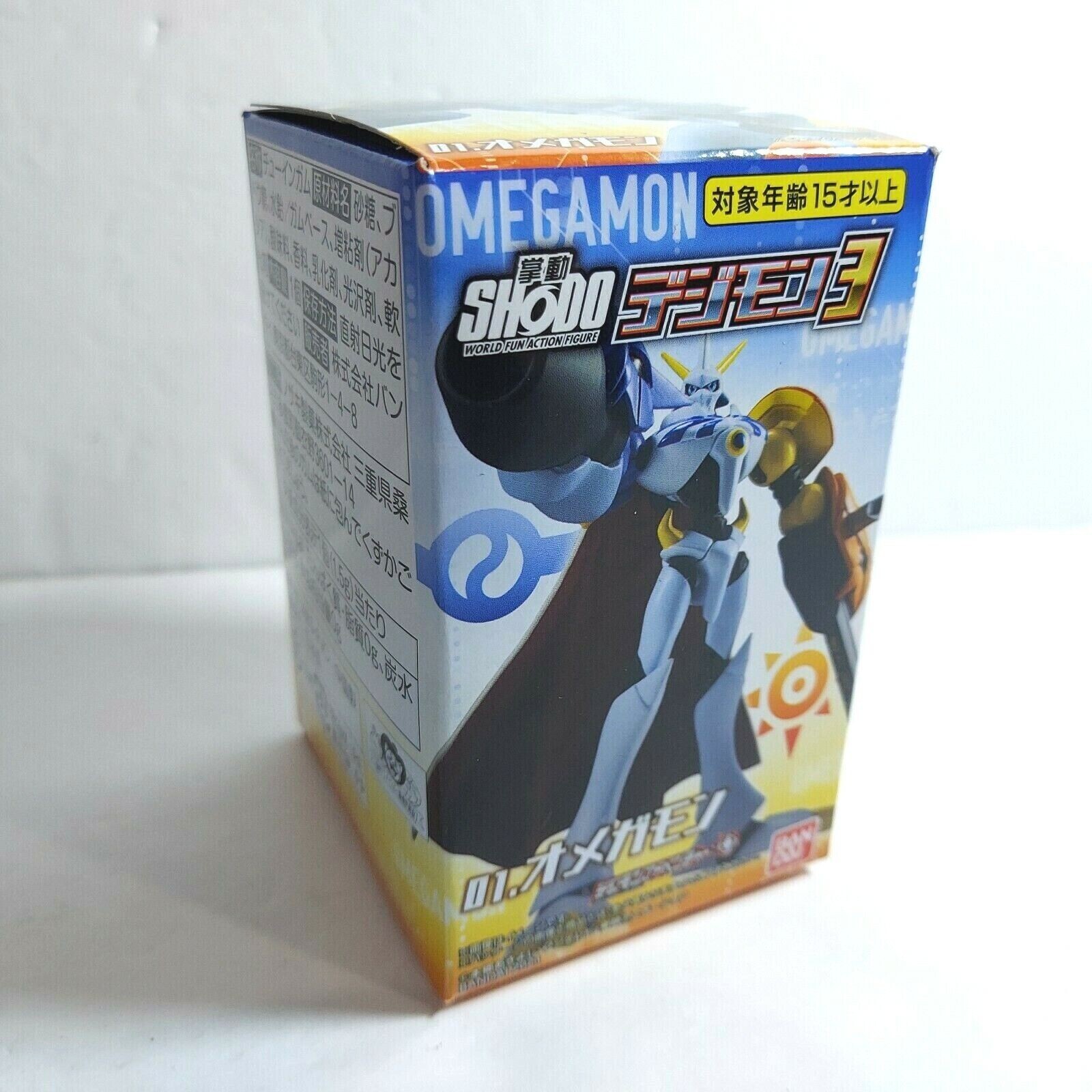 2021 Digimon Shodo MISB 3″ Omnimon Omegamon Poseable Figure Bandai