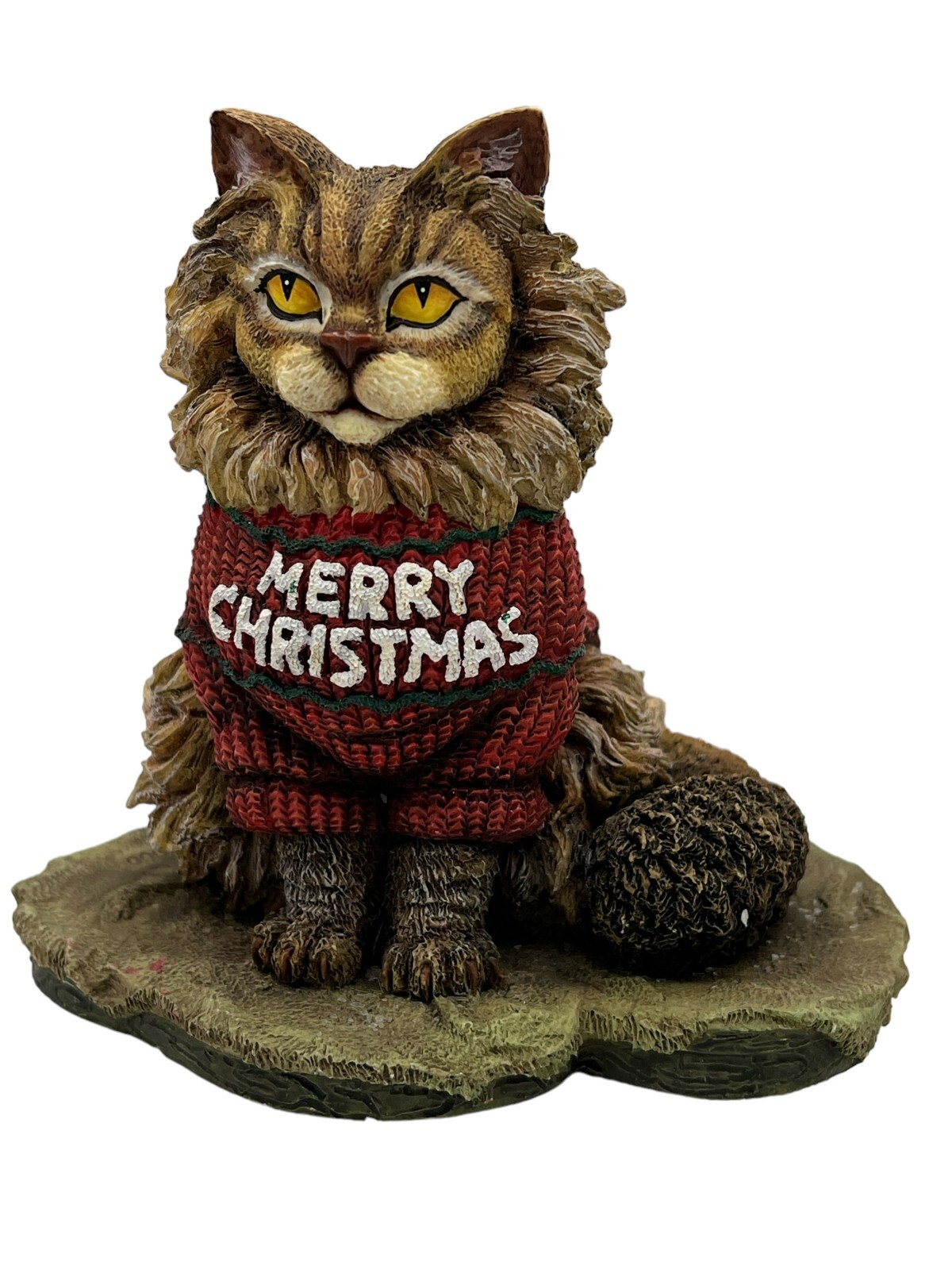 Curious Cats Squeaky’s Christmas By Lowell Herrero First Edition 2000 Figurine