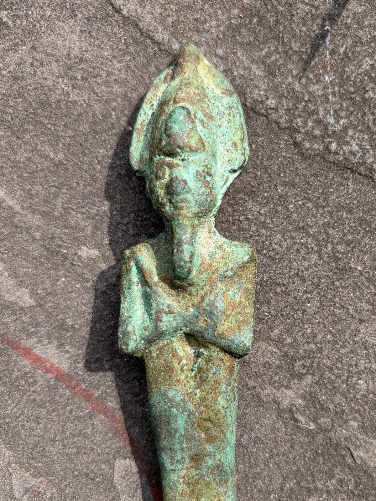Bronze Osiris Statue, 5.5 Inches Tall