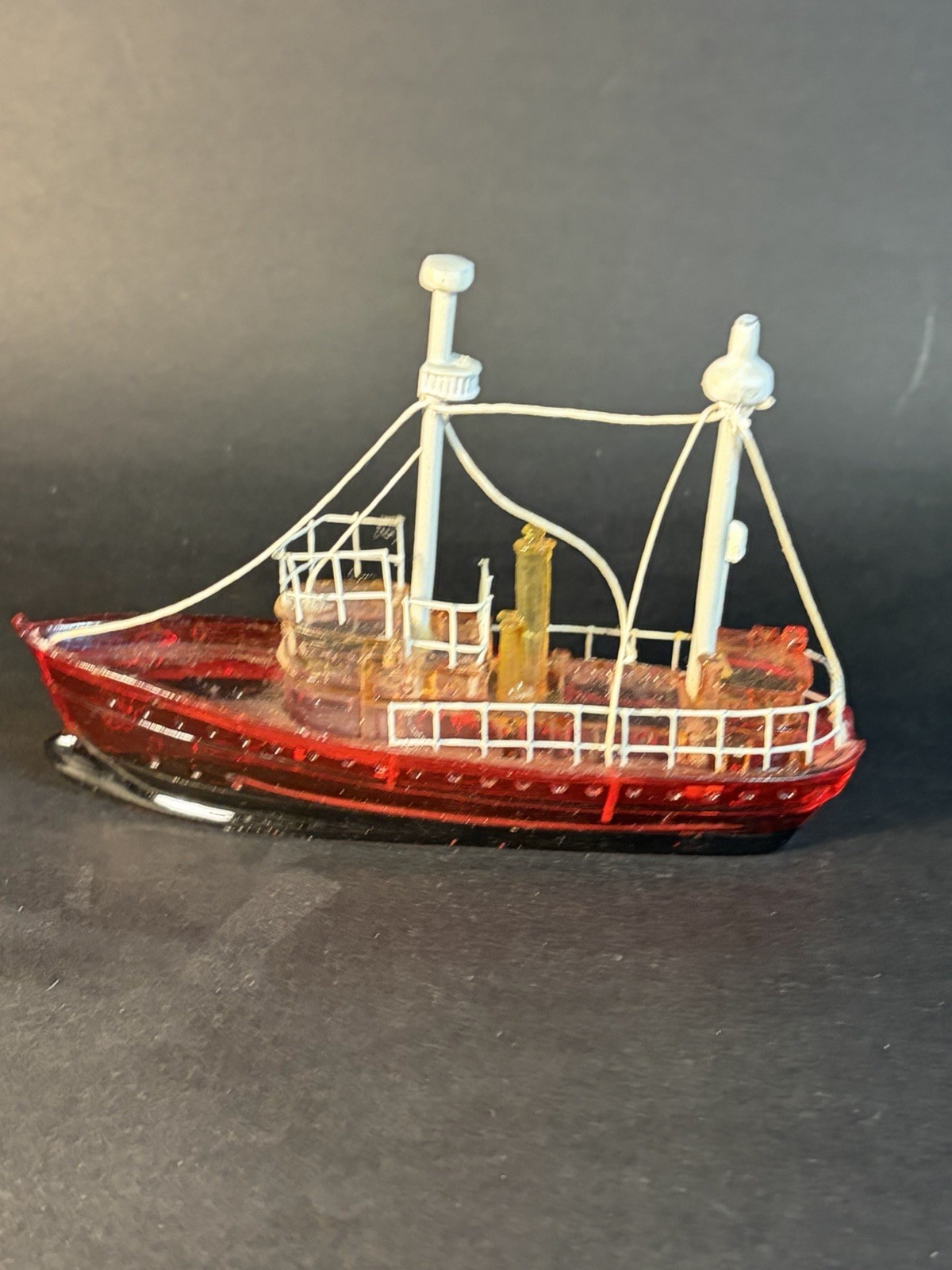 The Chesapeake Light Vessel Ship Plastic Replica 3.5” X 4.5”