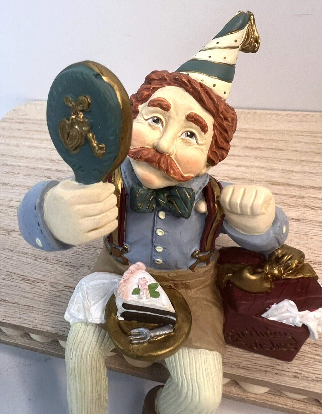 Keeper of Birthdays Shelf Sitter Figurine Shenandoah Designs USED-OLD BOX