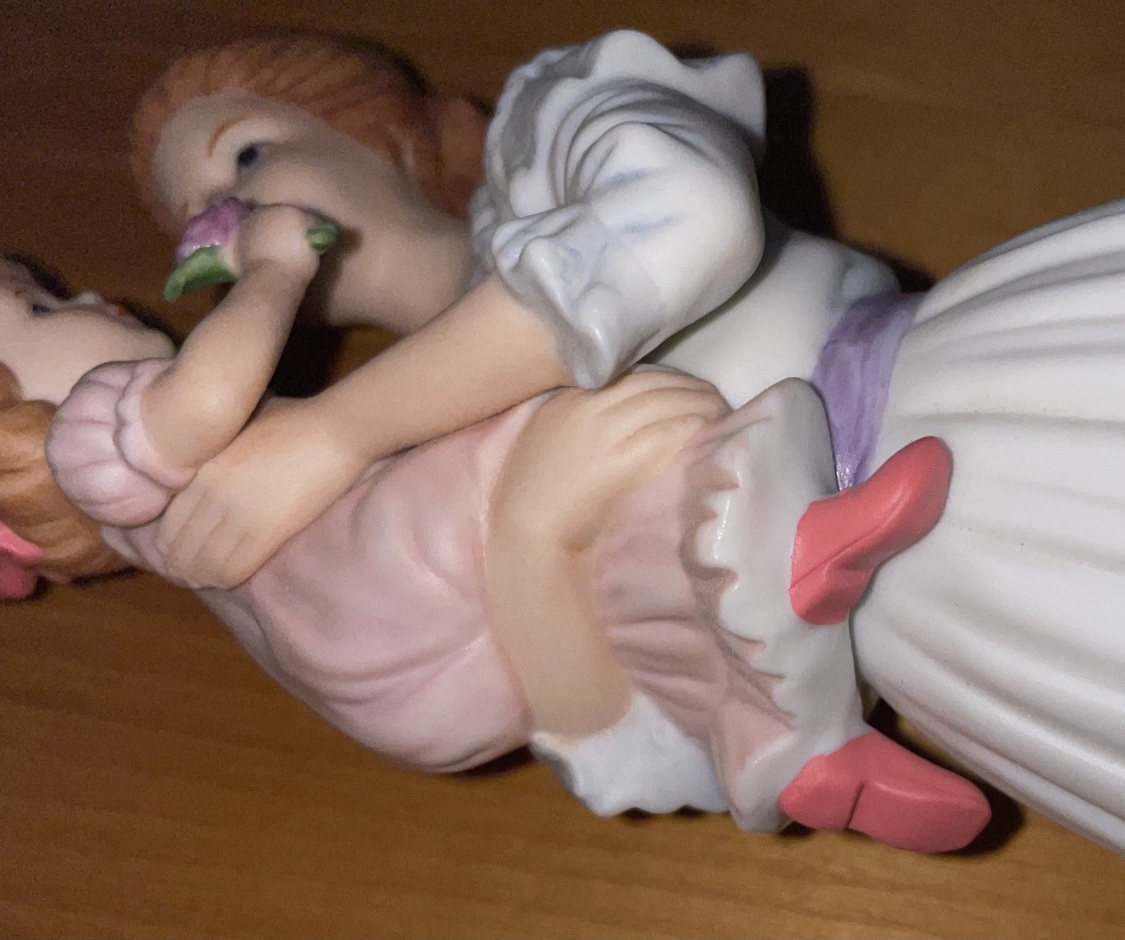 2002 Home Interiors Homco 14036-02 Mother’s Joy Ceramic Young Girl Figurine