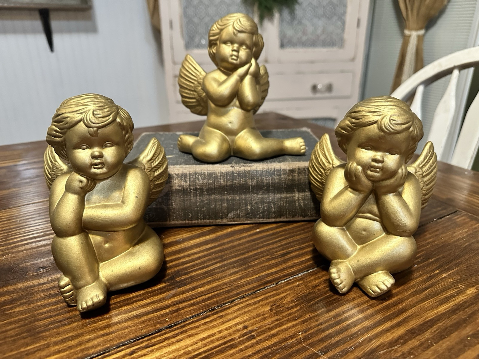 Set Of Three Adorable Cherubs