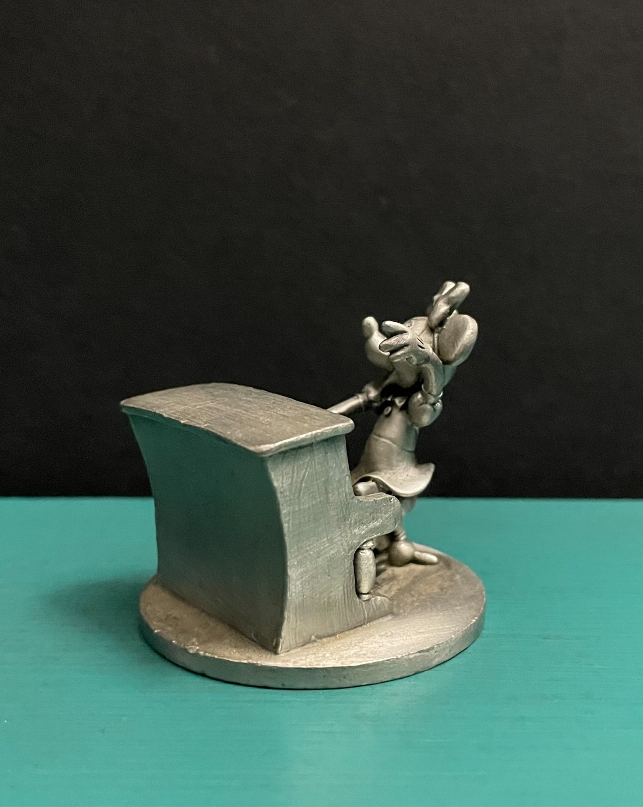 Walt Disney Schmid Pewter RKO Cartoon Minnie Mouse Piano Jazz Band Figurine