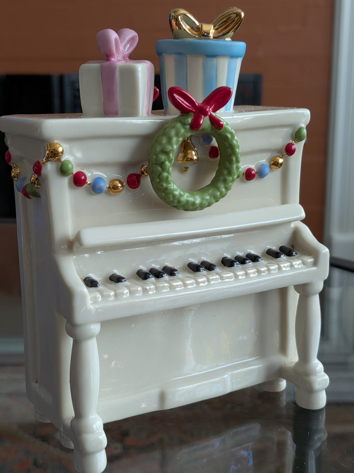Lenox Grinch’s Christmas Melody 2014 Piano Sculpture Piano ONLY Holiday Art