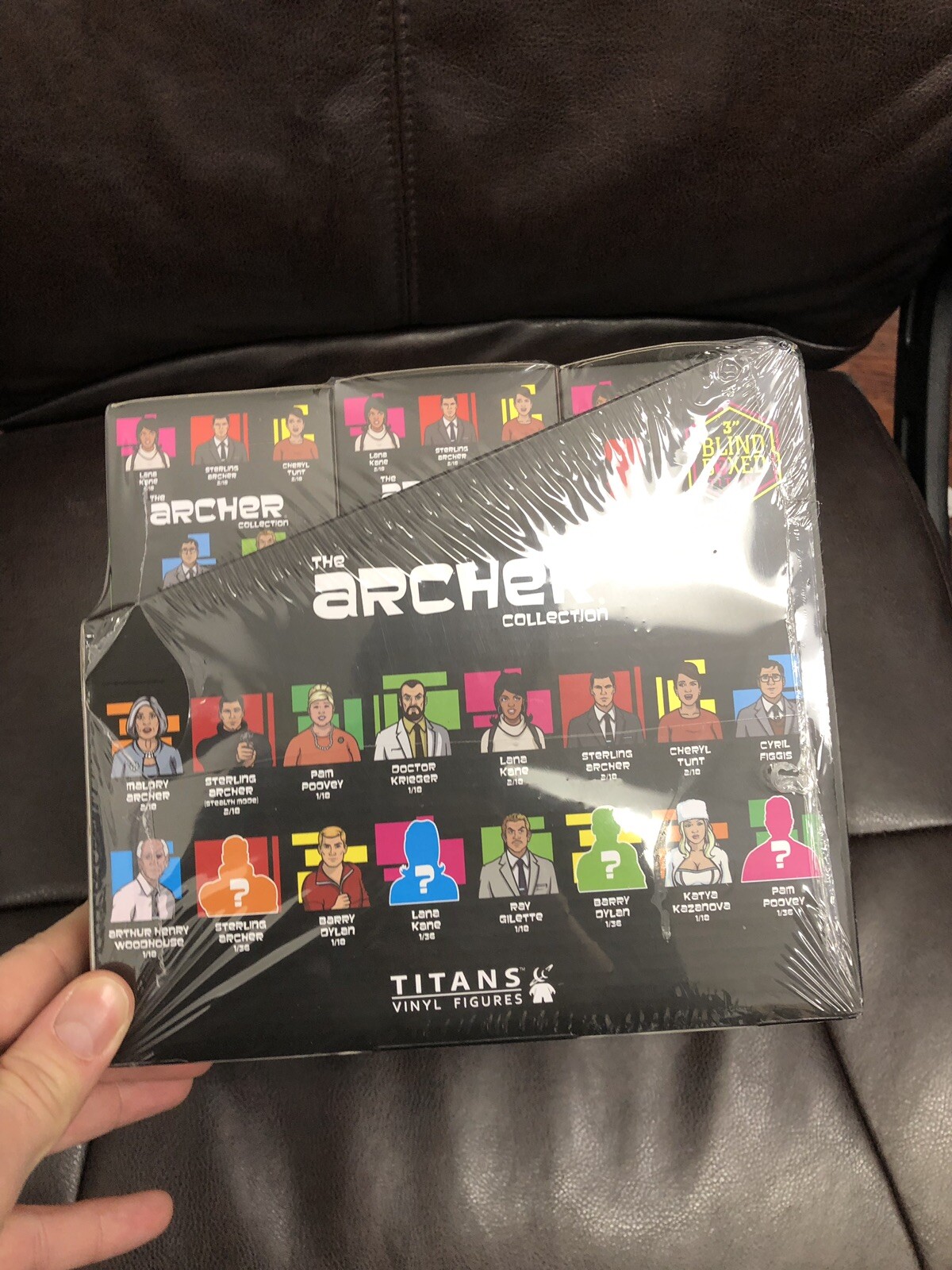 archer COLLECTABLE titans figures vinyl full case of 18