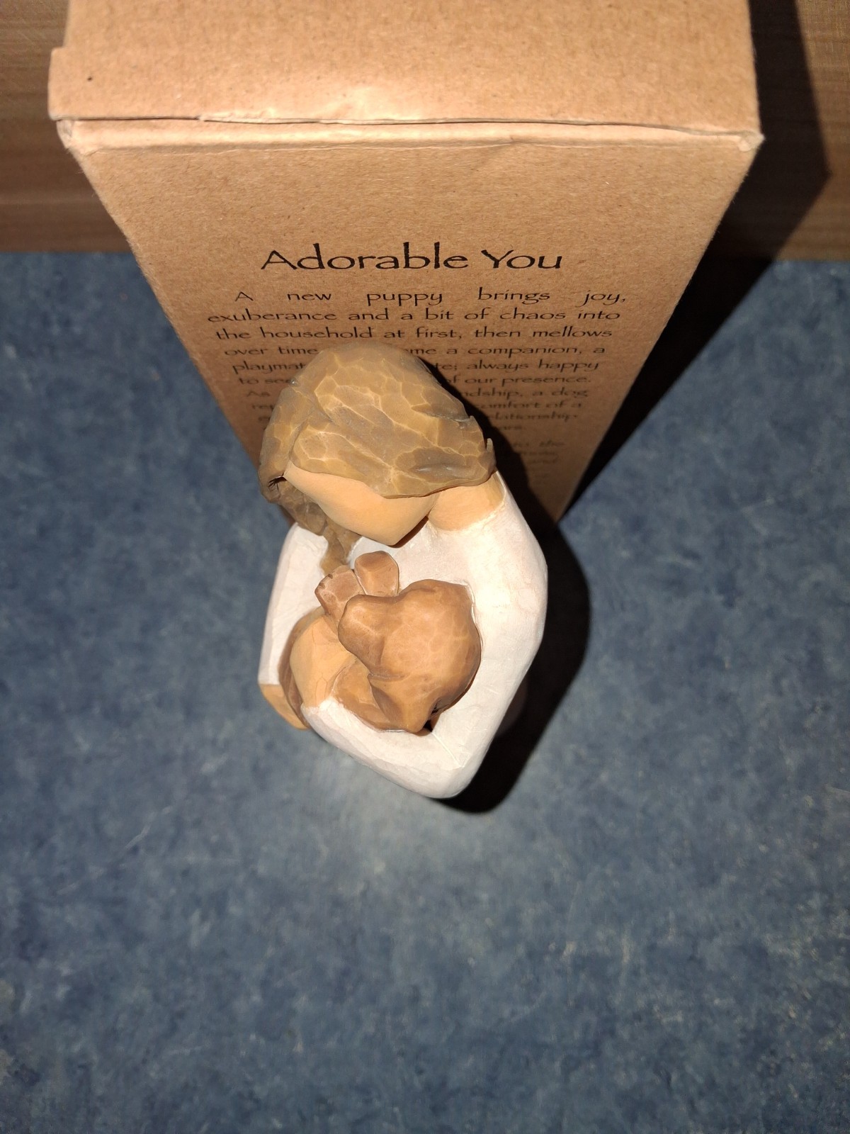 Willow Tree Adorable You (Golden Dog) Sculpted Hand-Painted Figurine #28039-New!