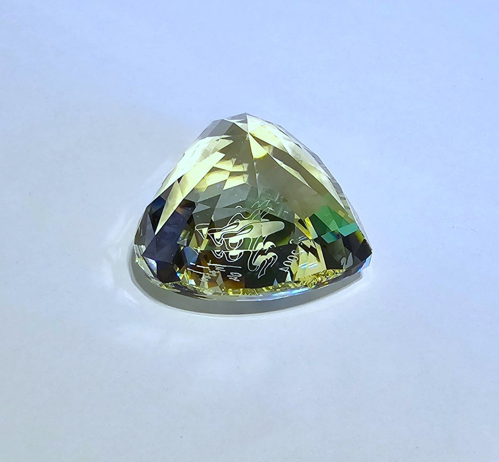 💛 Swarovski Crystal *ARTIST SIGNED* 2004 Yellow Anna Ballet Shoe Heart Figurine