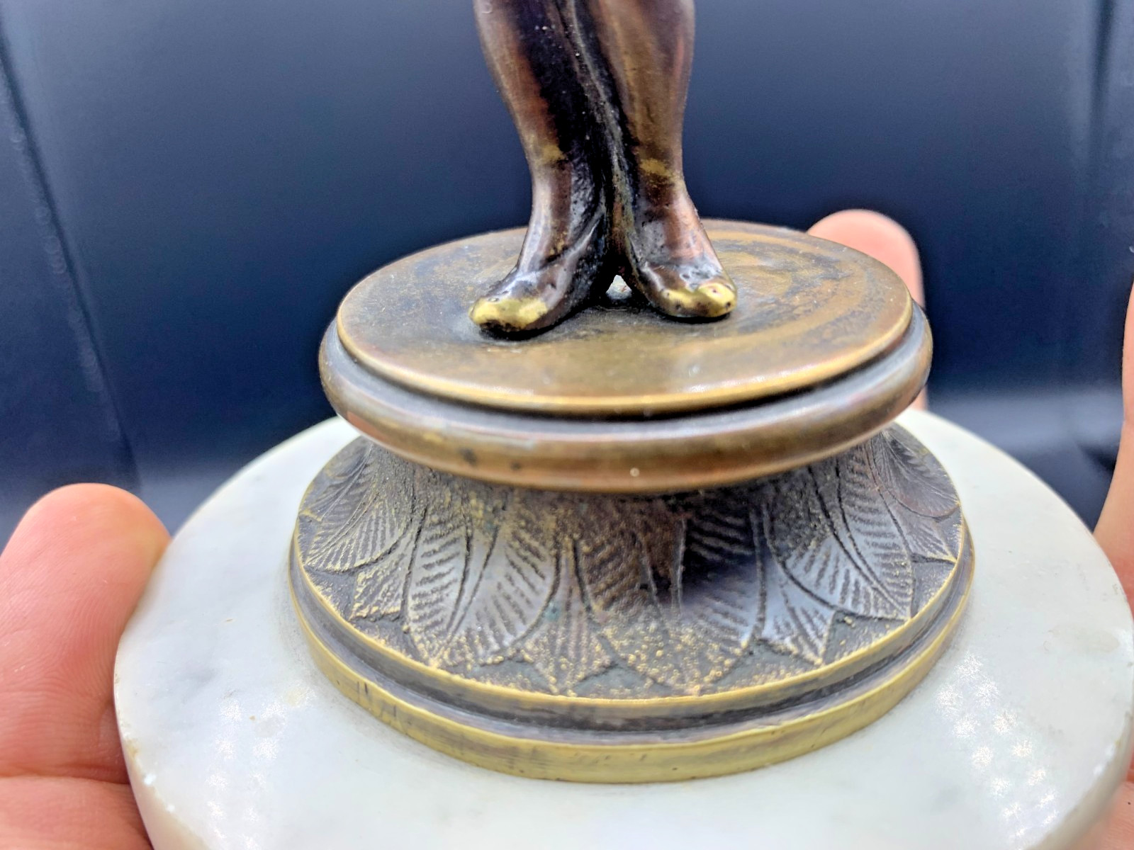 Art Deco Bronze Sculpture Statue “Liitle Clown” after Demetre Chiparus 1886-1947