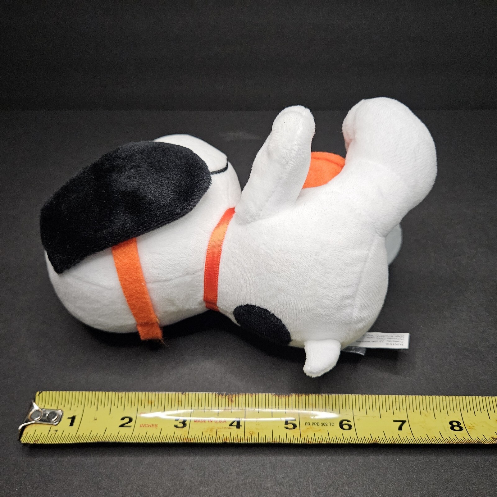 Hallmark Peanuts Snoopy Plush Halloween Trick Treat Orange Pumpkin Mask Stuffed