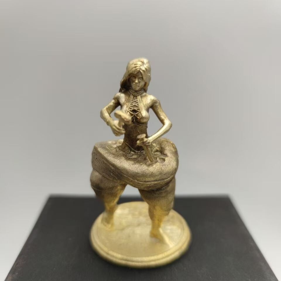 Self carved sculpture brass ornaments for bodybuilding decoration