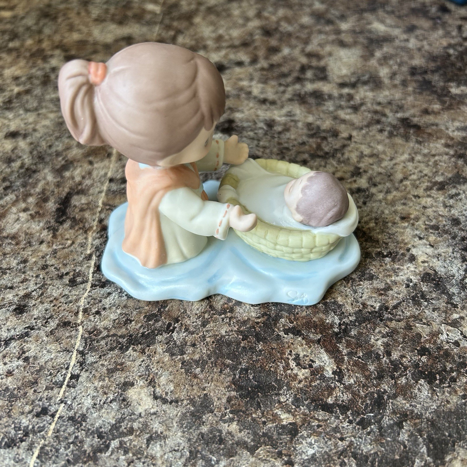 Vintage Retired Baby Moses 1999 Precious Moments 649953 NO BOX – VGC + FAST Ship