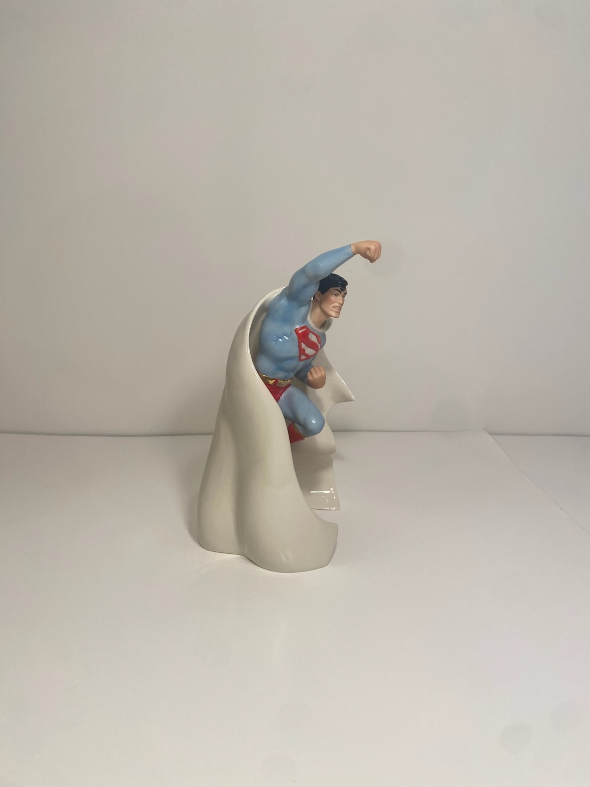 Lenox Superman Figurine DC Comics Man of Steel NIB w/ COA 24K Gold Fine China