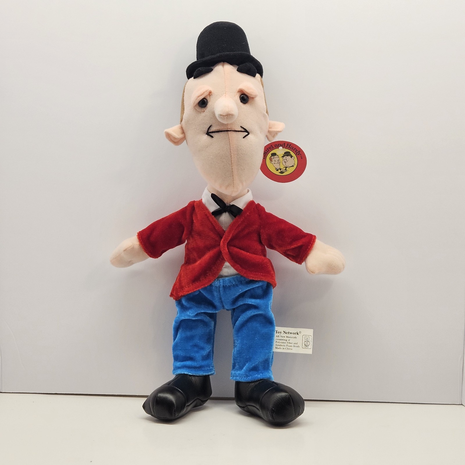 2003 Larry Harmon Pictures Toy Network Laurel Stan Laurel Doll Plush Toy 16”