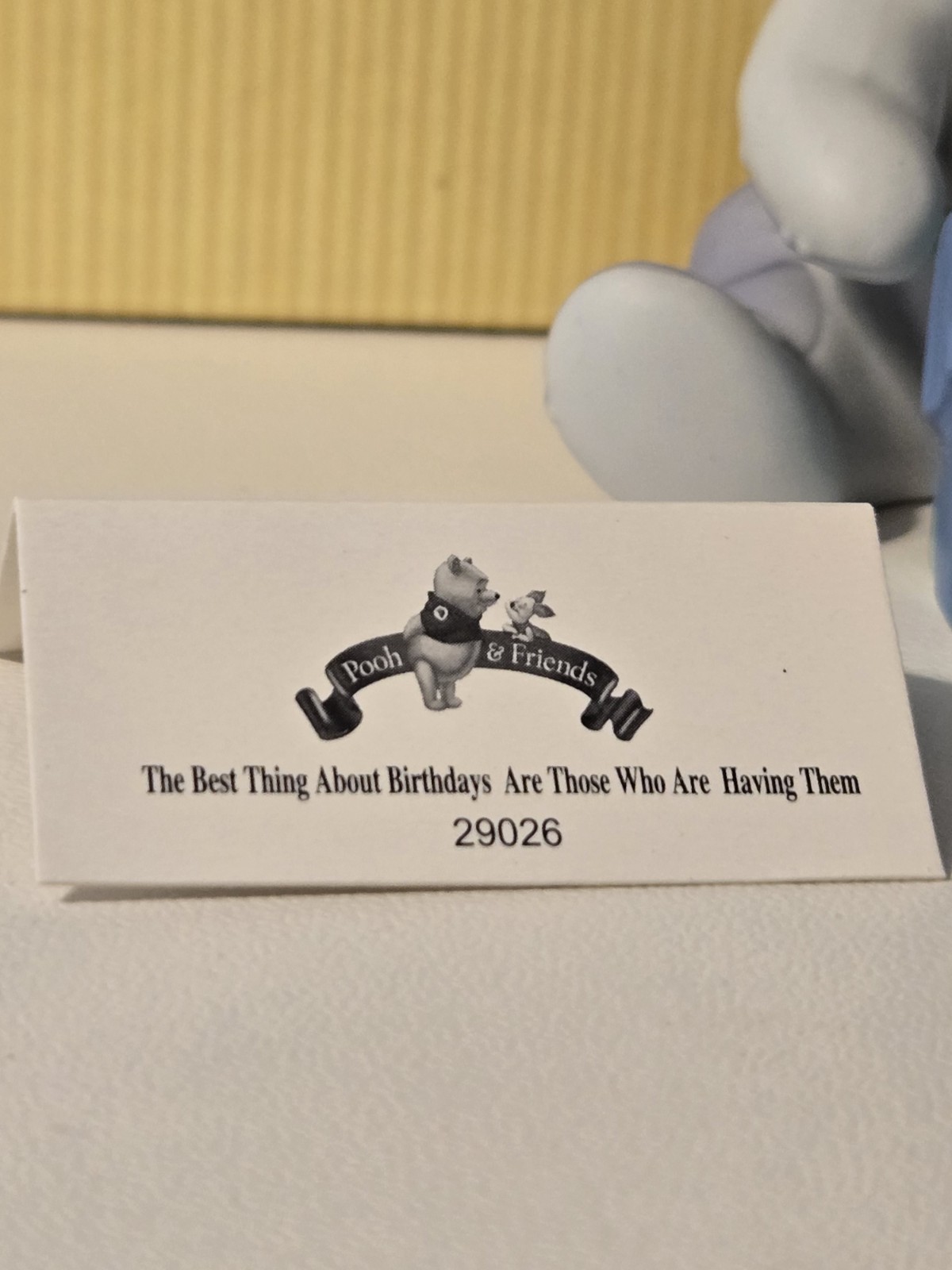 The Best Thing About Birthdays Are Those Who Are Having Them- EEYORE Figurine