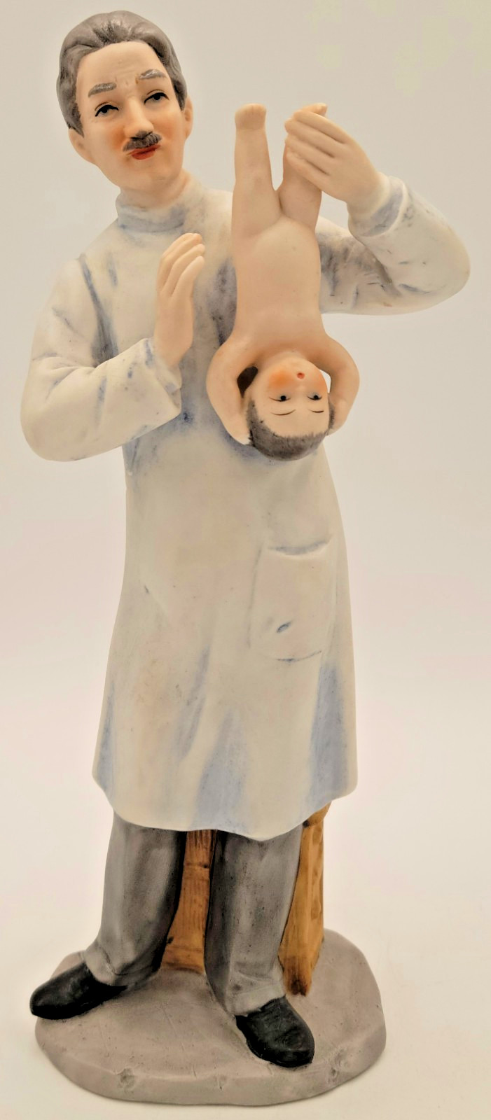 Alfro Alfretto London Porcelain Figurine Doctor Obstetrician Vintage FREE SHIP