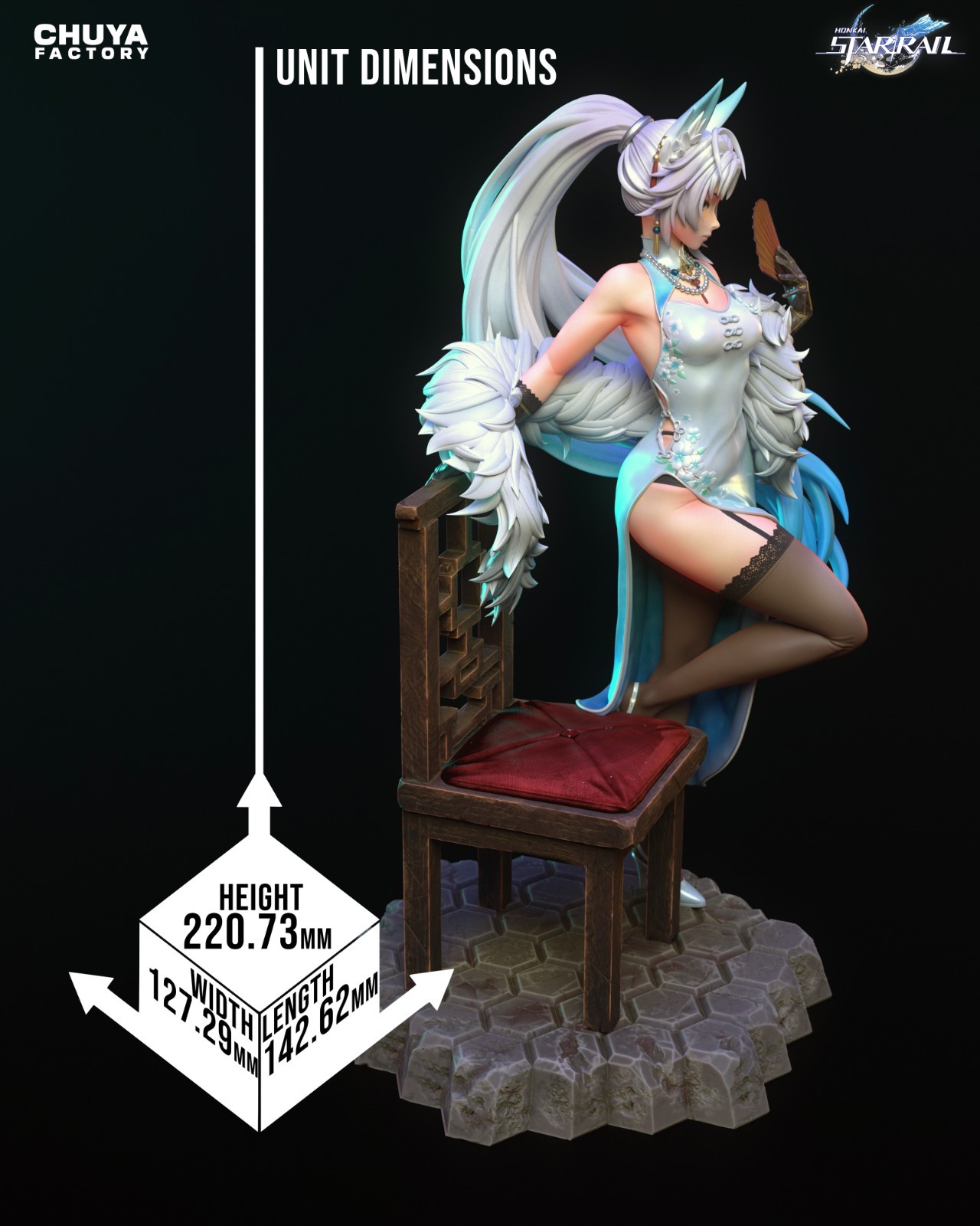 Feixiao | Honkai: Star Rail | UNPAINTED | 1/8 Scale Resin Kit