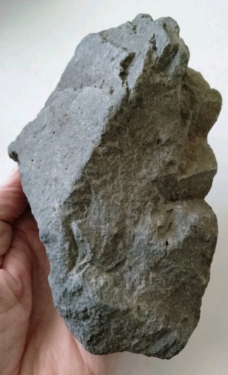 An incredible Prehistoric Paleo-American, basalt, rock art sculpture multi tool.