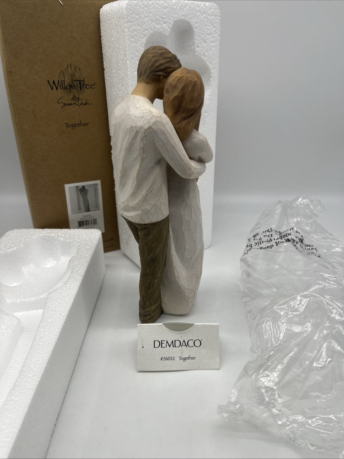 Demdaco Willow Tree TOGETHER Figurine Susan Lordi 2000 🌺 9″H #23062 NEW in Box