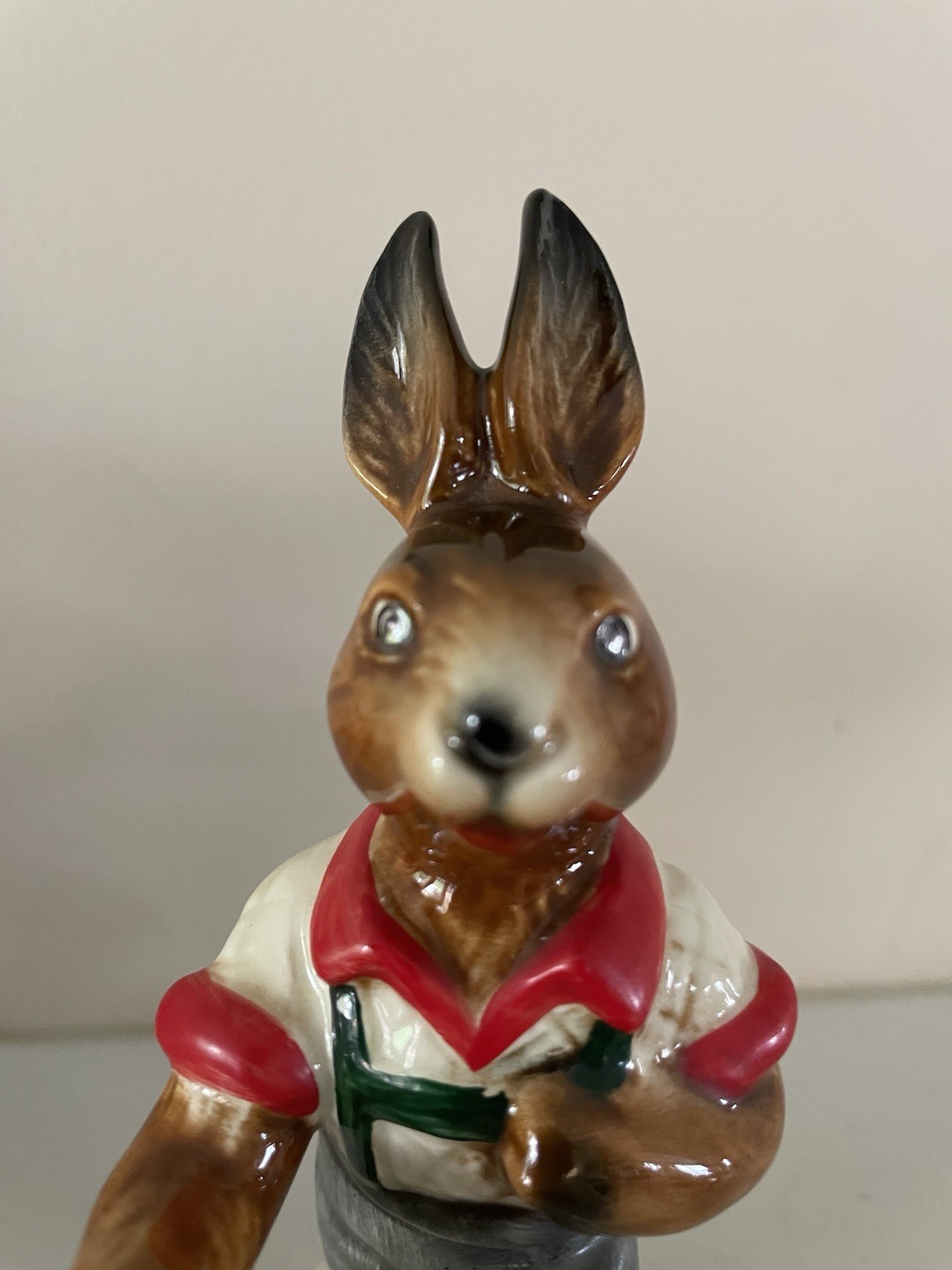 Lot of 3 Goebel Bavarian Bunny/Rabbit Figurine Germany Hand Painted EUC