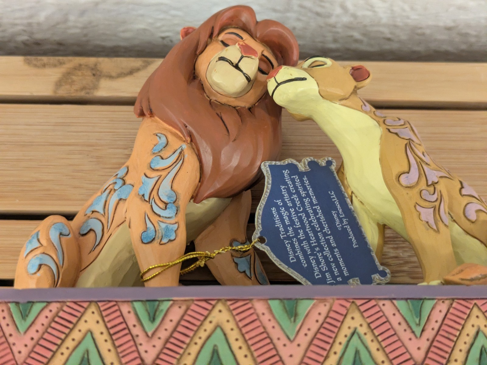 Enesco Jim Shore Disney The Lion King Simba Nala Savannah Sweethearts W/ Tag