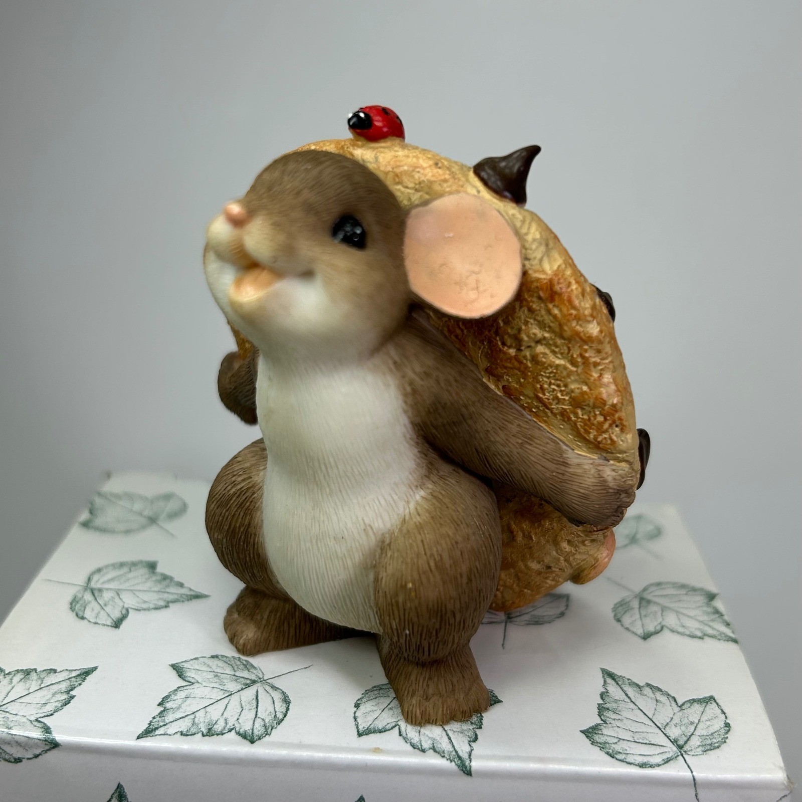 Enesco Charming Tails Cookie What Cookie Mouse Figurine 4033028 2013 Event COA
